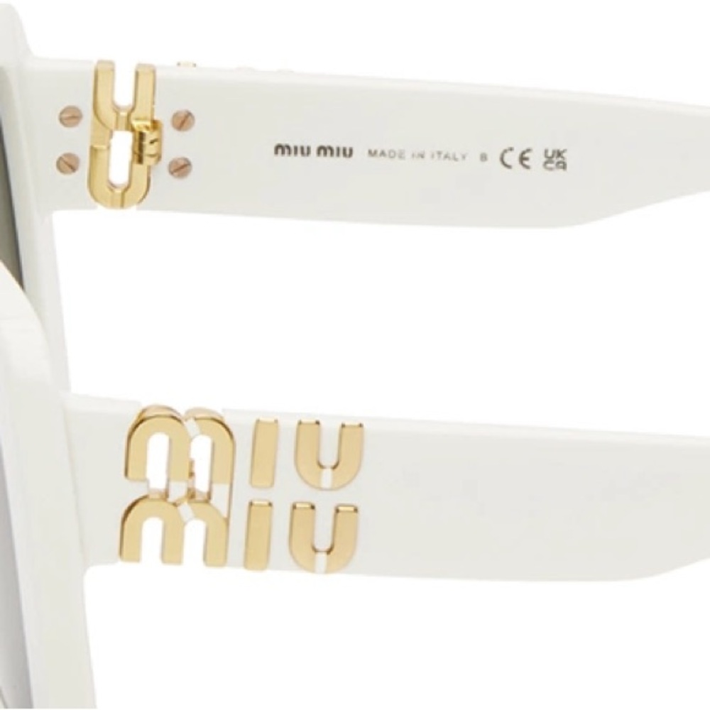New! Miu Miu MU10YS 1425S0 Sunglasses, Authentic - Picture 9 of 13